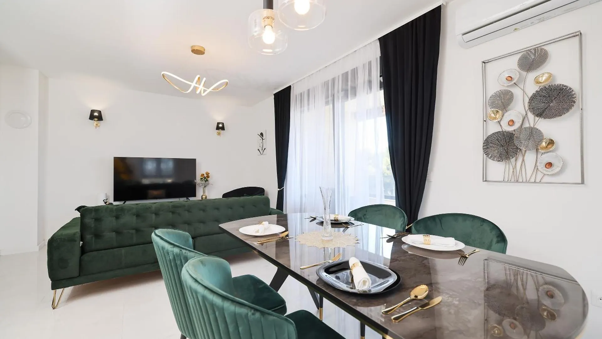 Two Bedroom Apt Luxury Gold Ivana With Private Parking 扎达尔